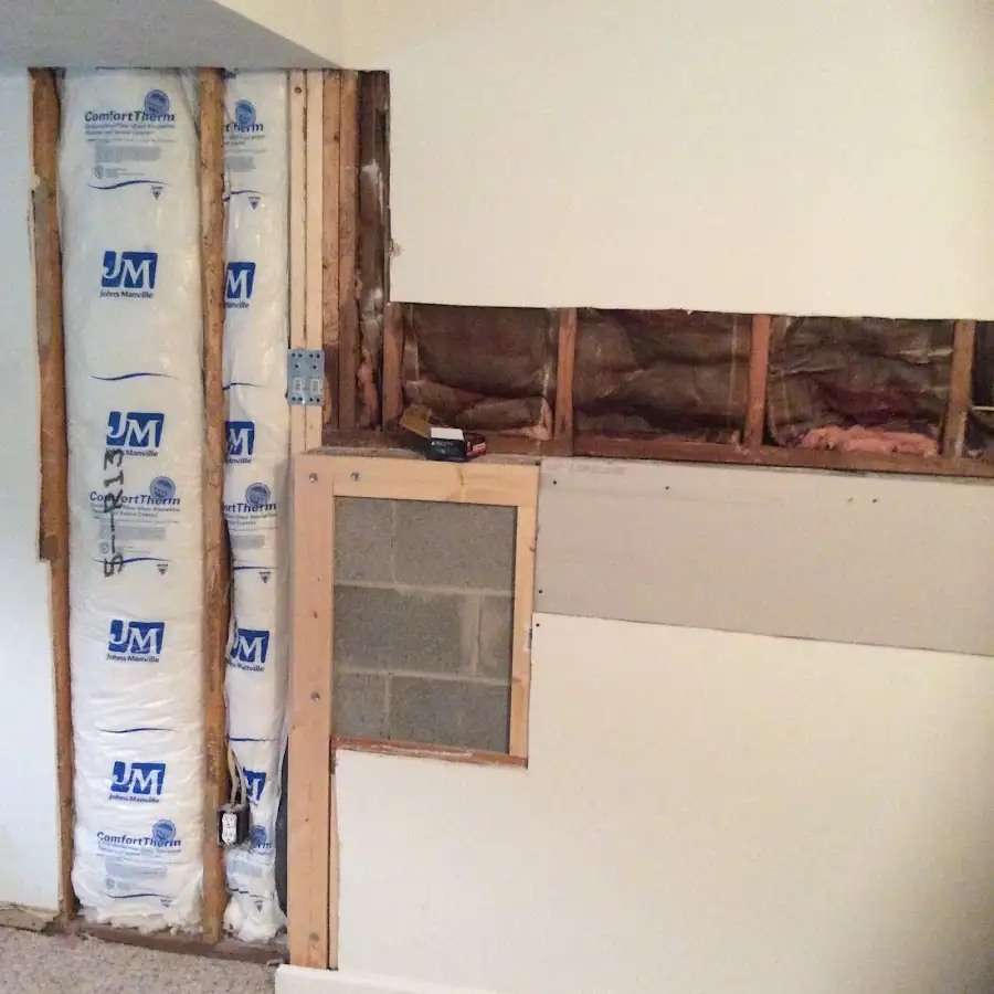 Wall insulation replacement during Structural Drying in New Kensington